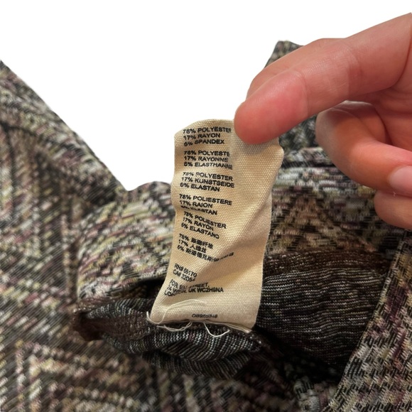 Free People Women’s Pull On Patterned Knit Joggers with Pockets Lounge Size XS - Picture 5 of 12